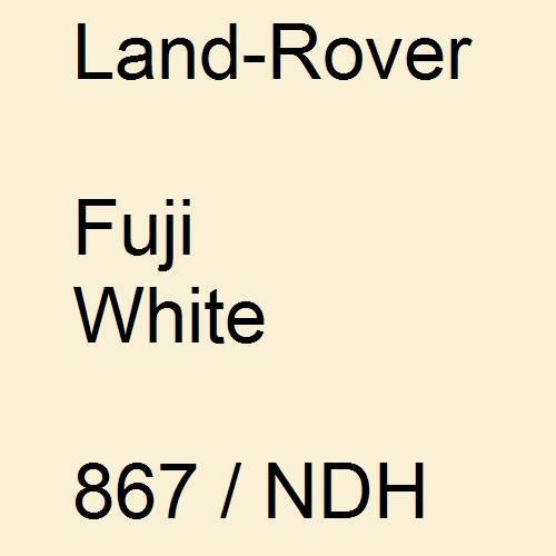 Land-Rover, Fuji White, 867 / NDH.